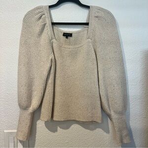 1. State cream sparkly sweater